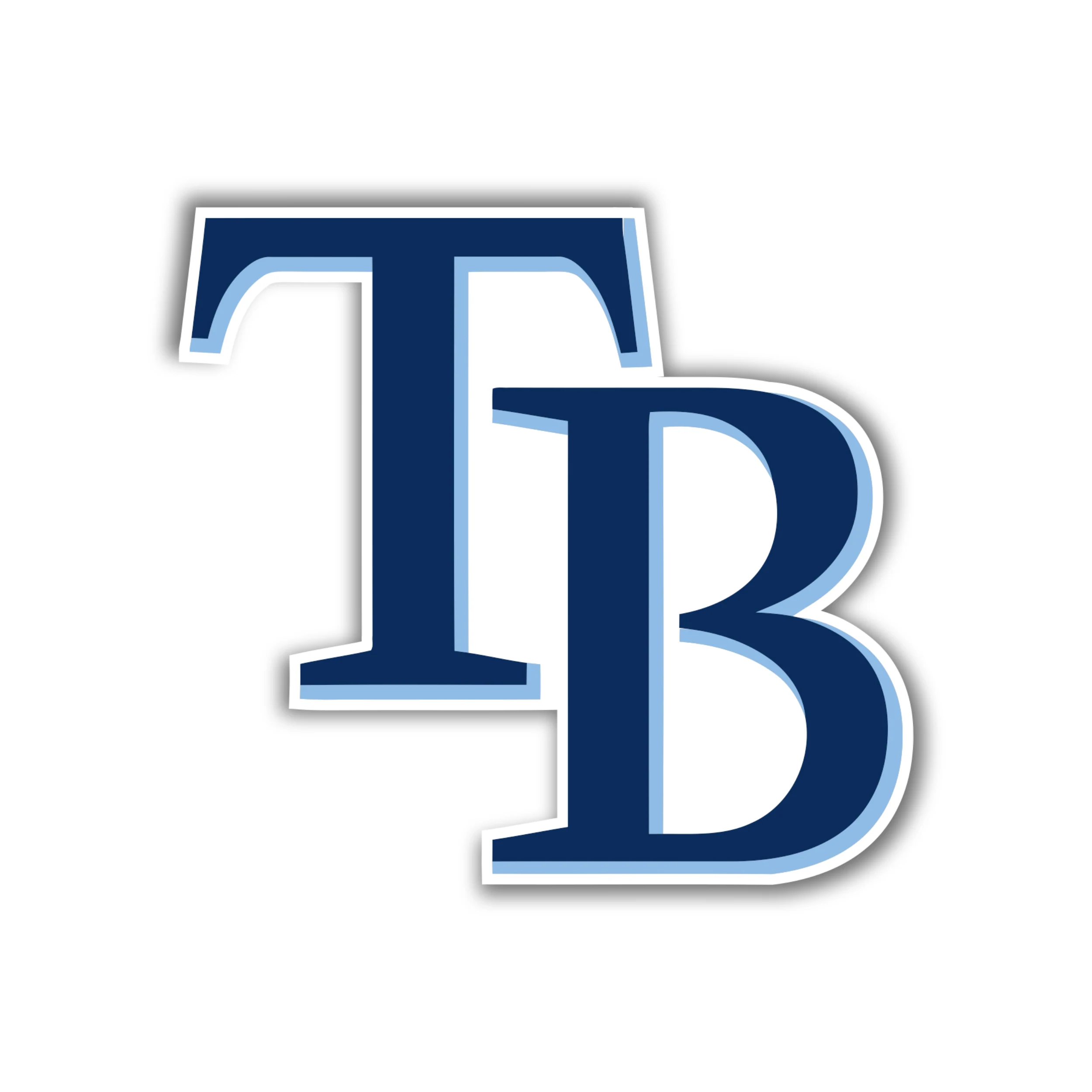 Tampa Bay Rays - TB - Iron On DTF Transfer - Custom Size
