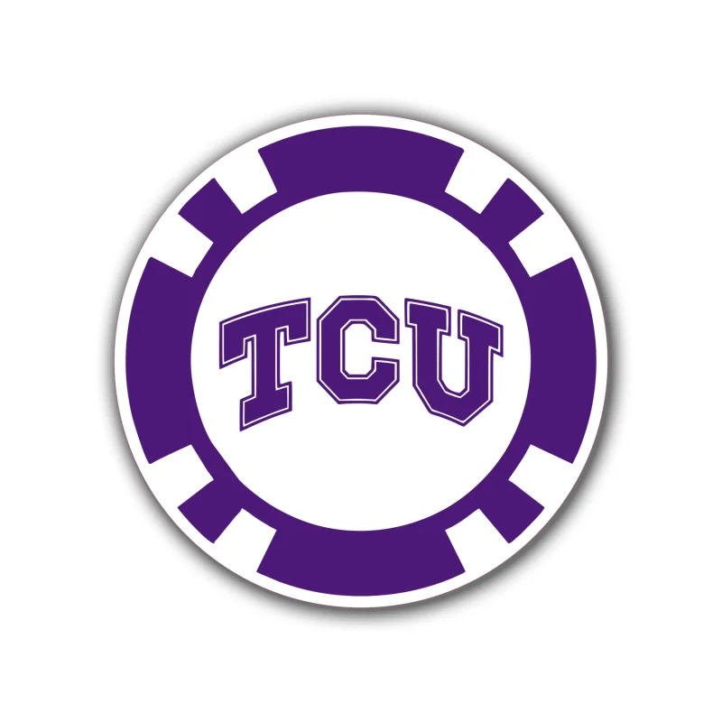 TCU Horned Frogs Full Color Vinyl Decal - Custom Size