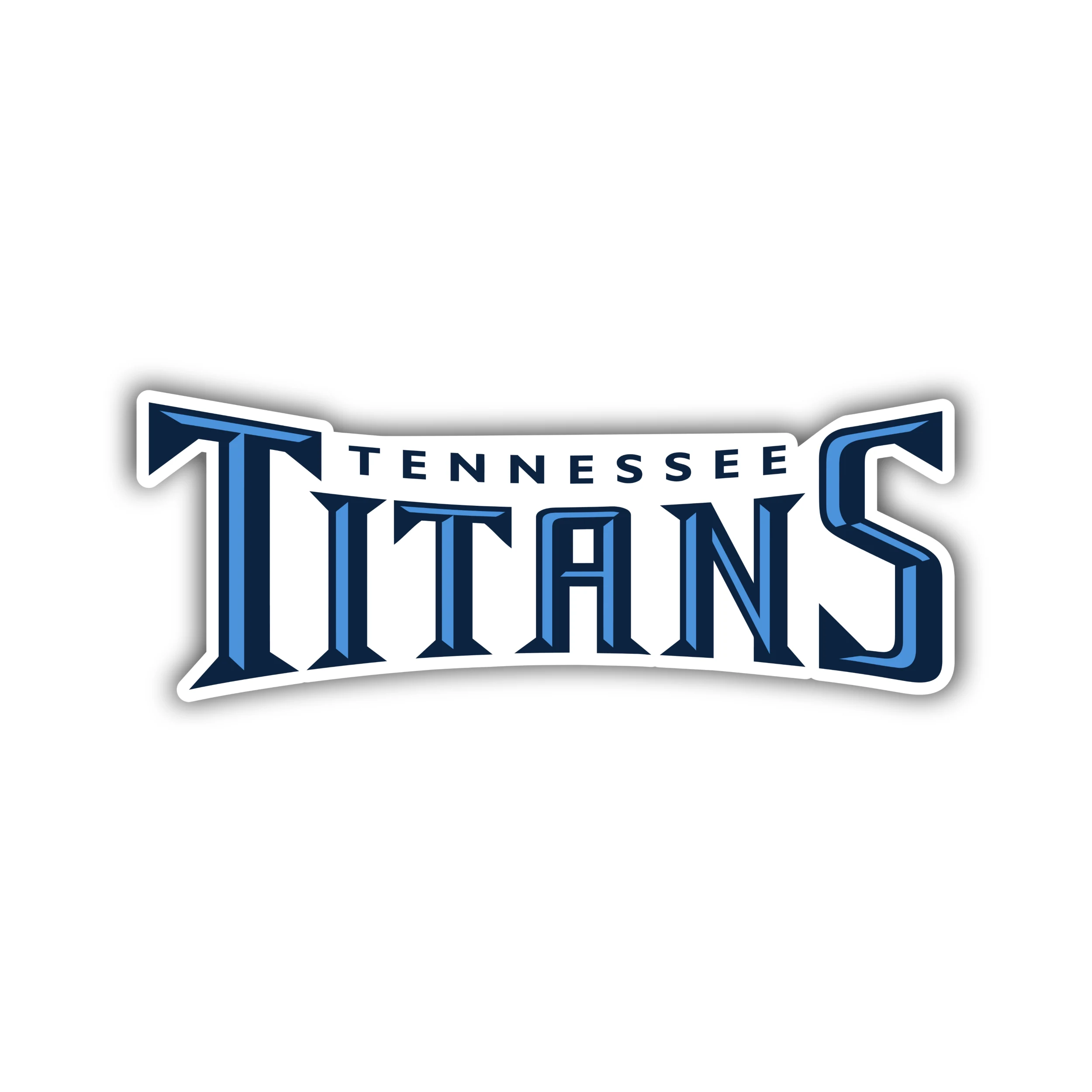 Tennessee Titans - Blue Lettering - Temporary Tattoo