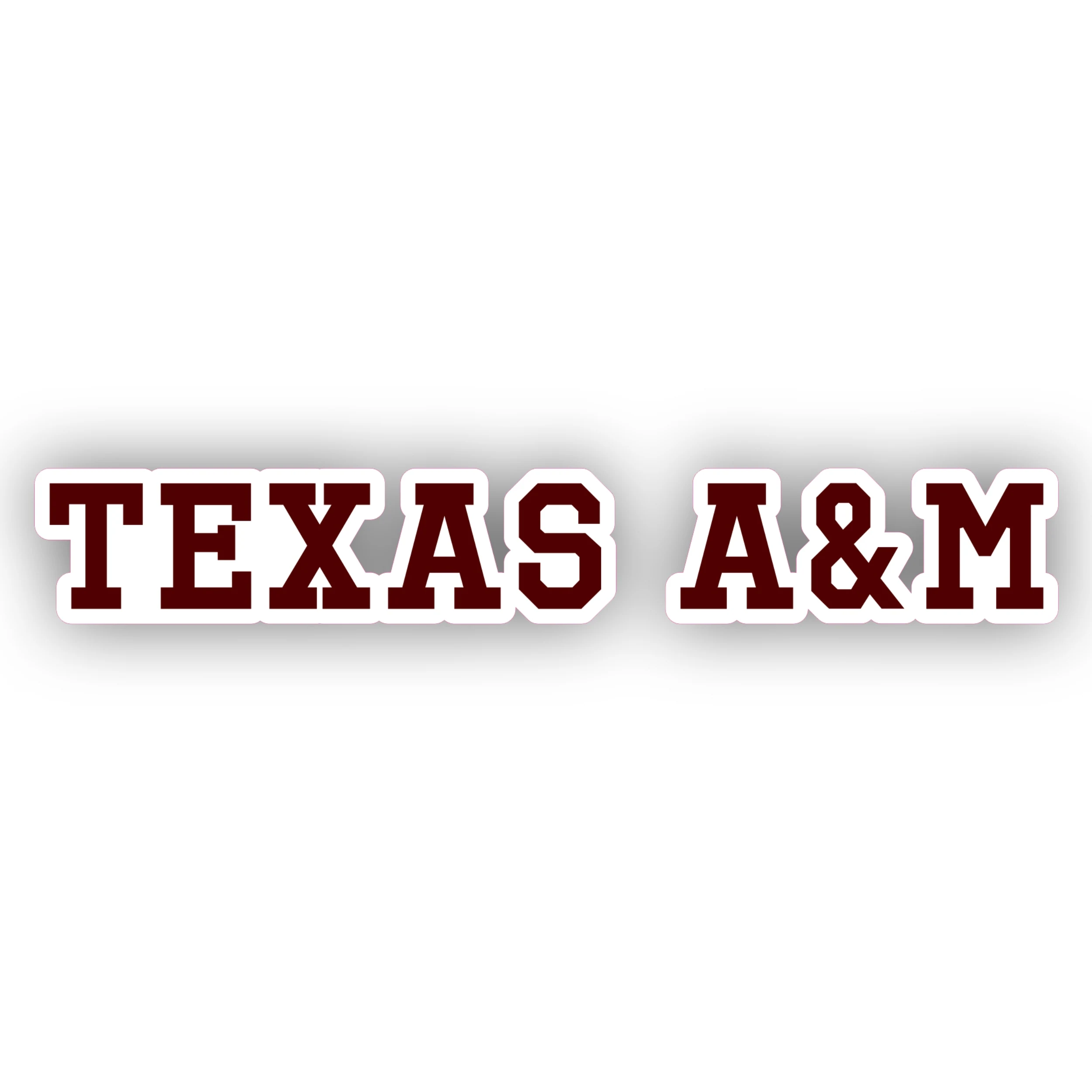 Texas A&M Aggies - Iron On DTF Transfer - Custom Size