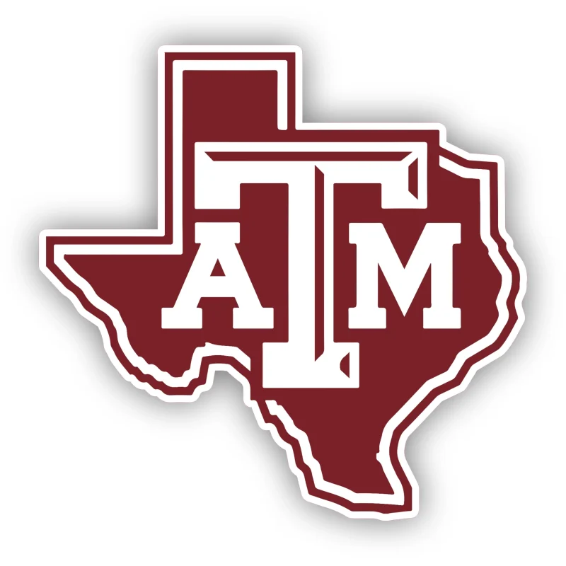 Texas A&M Aggies - Iron On DTF Transfer - Custom Size