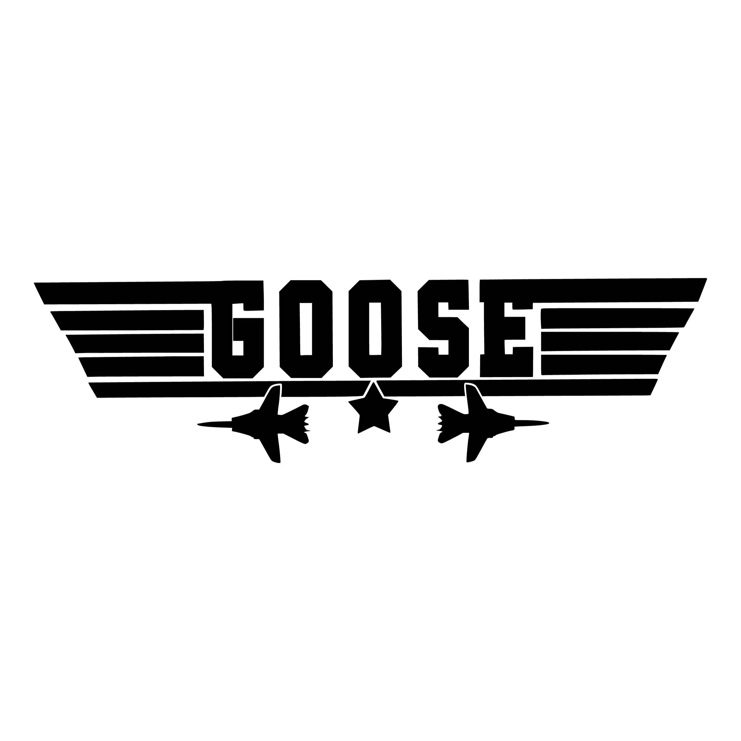 Top Gun Vinyl Decal - Goose - Custom Size