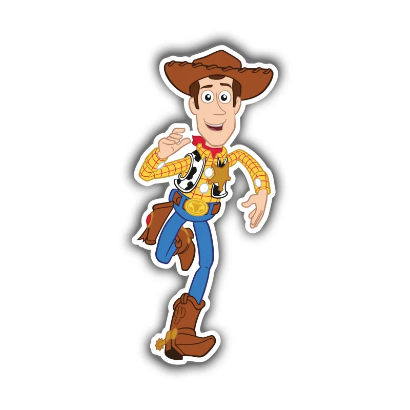 Toy Story Woody Full Color Vinyl Sticker - Custom Size