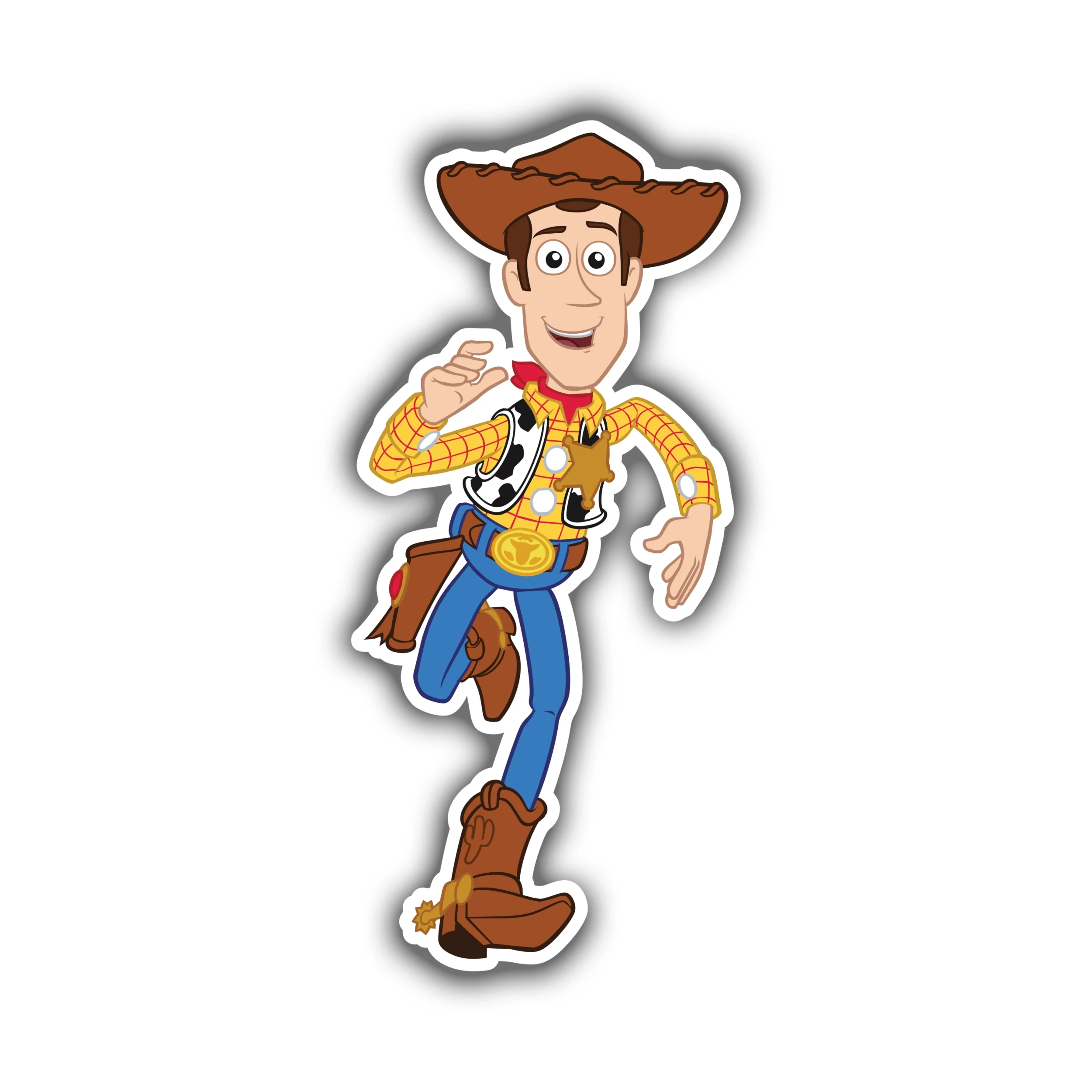 Toy Story Woody Full Color Vinyl Sticker - Custom Size