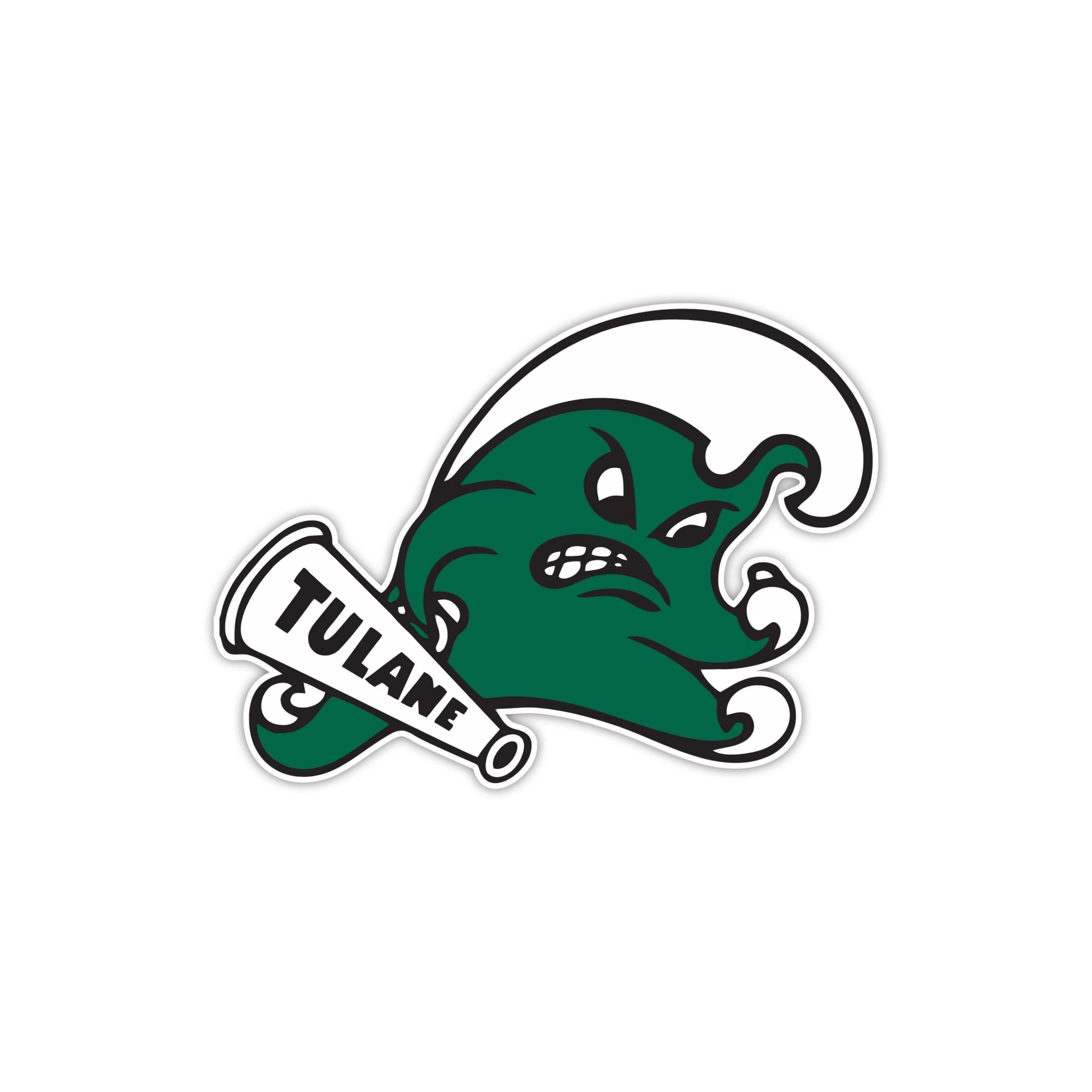 Tulane Full Color Vinyl Sticker - Custom Size