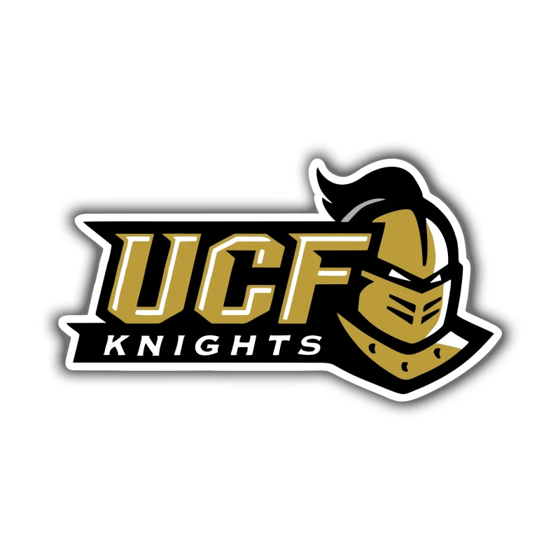 UCF University of Central Florida Knights Full Color Vinyl Decal - Custom Size