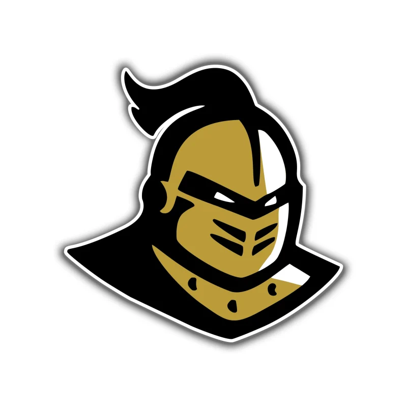 UCF University of Central Florida Knights Full Color Vinyl Decal - Custom Size