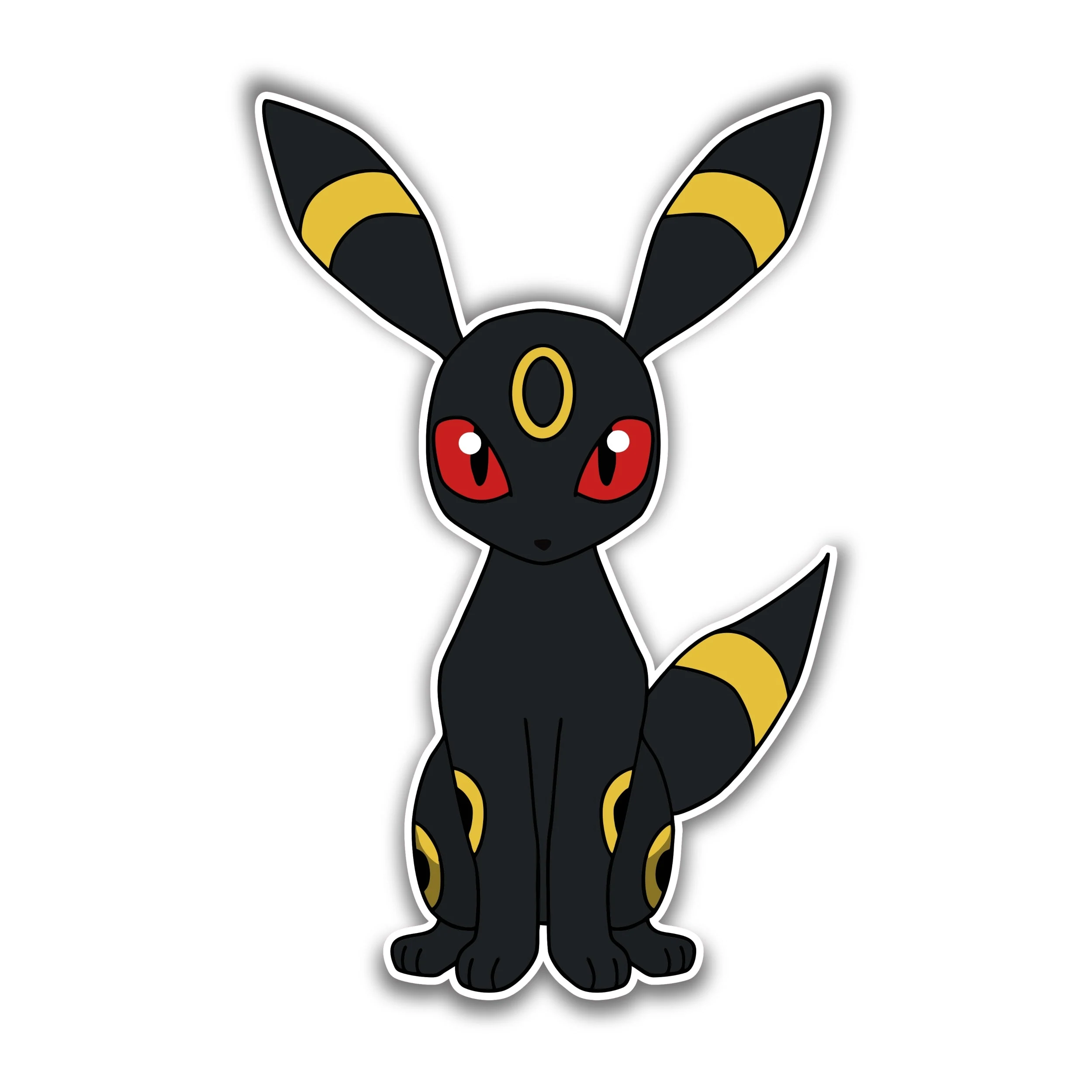 Umbreon Full Color Vinyl Decal