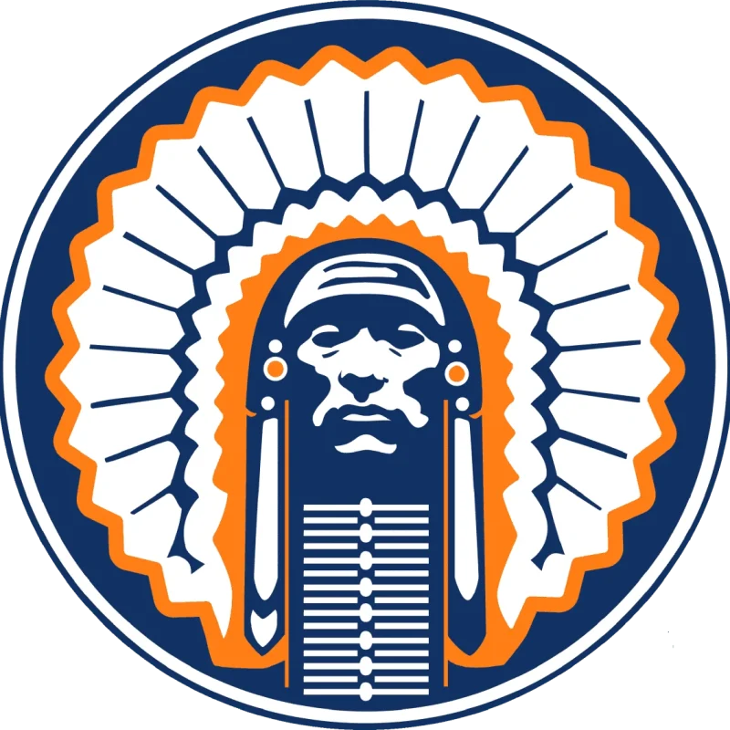 University of Illinois - Chief Illiniwek - Full Color Vinyl Decal - Custom Size