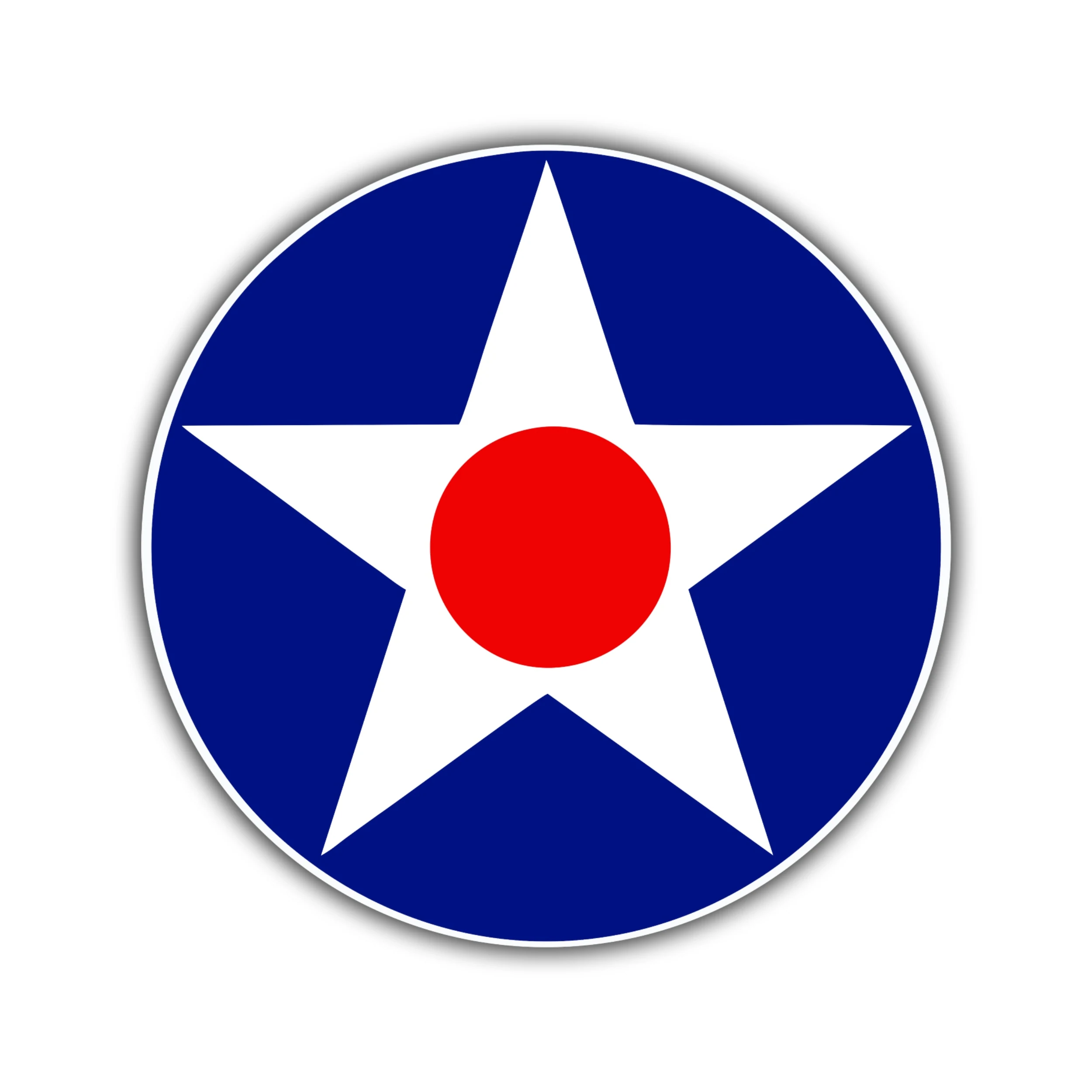 US Army Air Corps Roundel Full Color Vinyl Decal