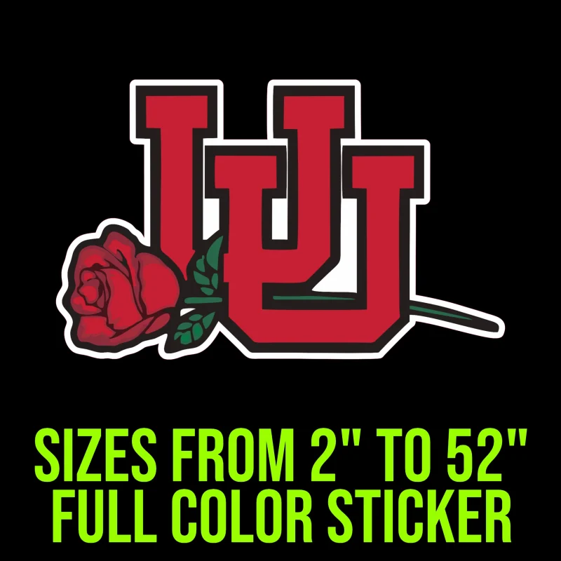 Utah's Rose Bowl - Full Color Vinyl Decal