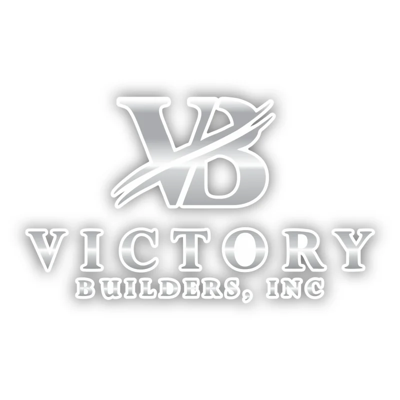 Victory Builders Full Color Vinyl Sticker - Custom Size