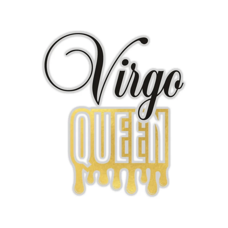 Virgo Queen - Full Color Vinyl Decal - Custom Size