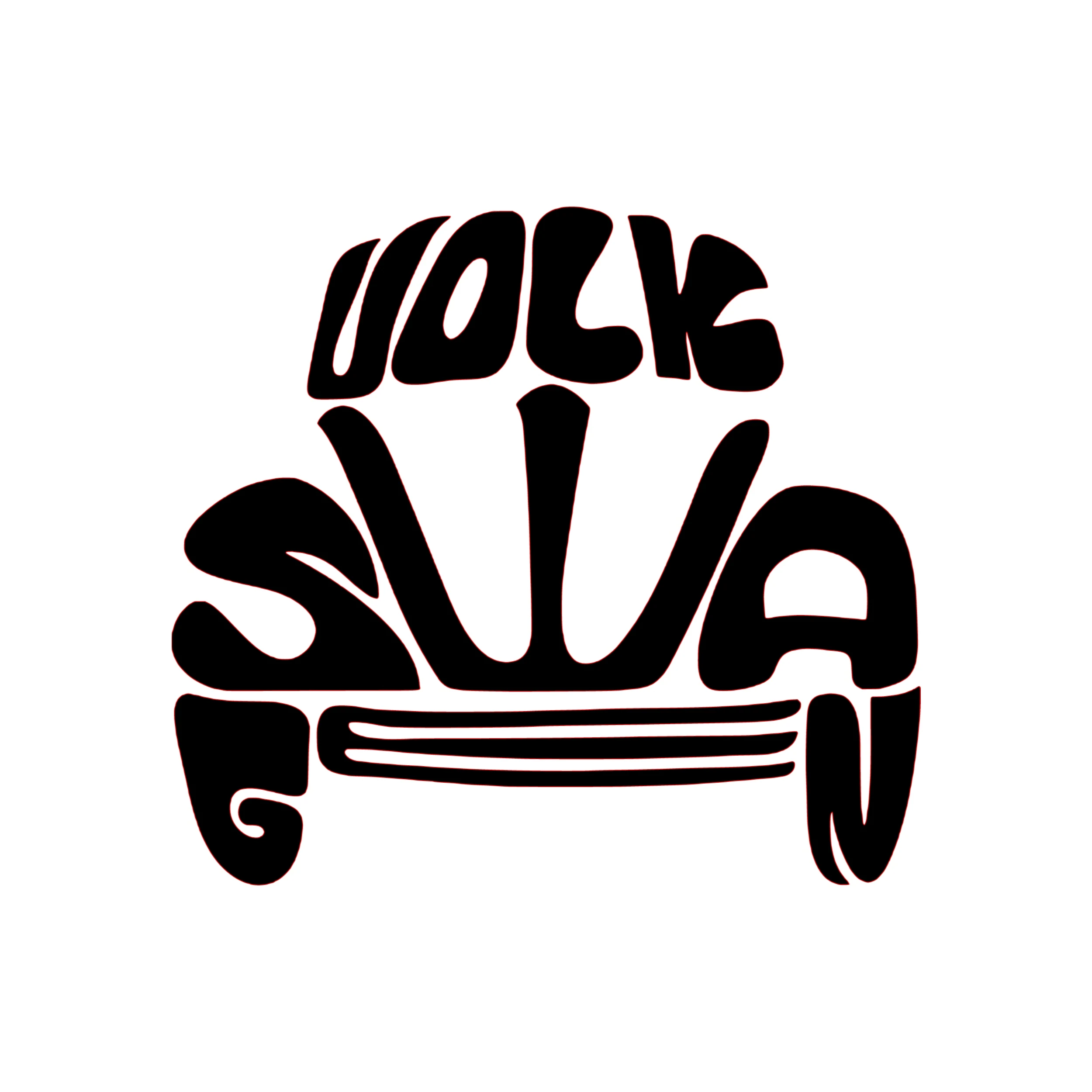 Volkswagen Vinyl Decal - Custom Size