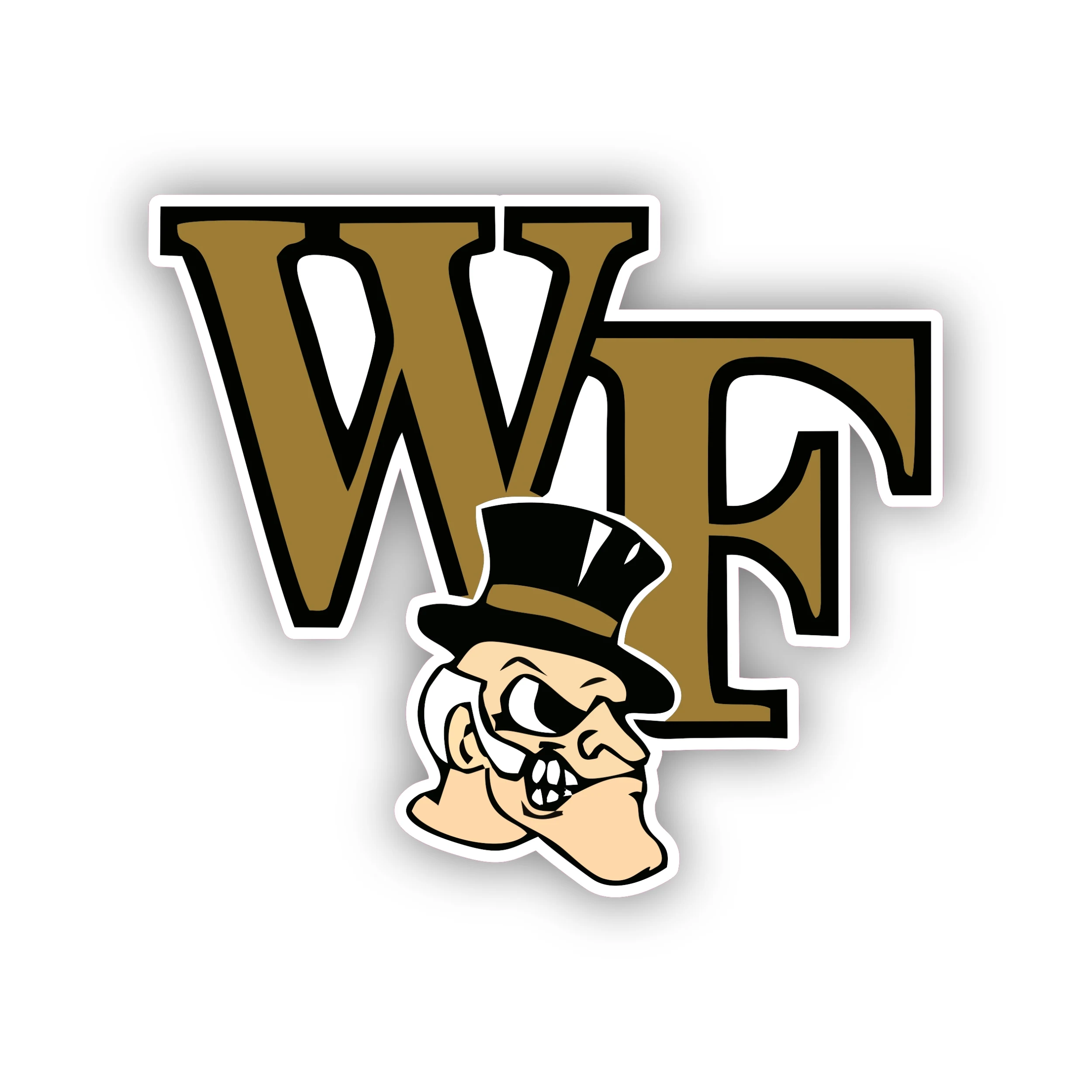 Wake Forest Demon Deacons - WF - Iron On DTF Transfer - Custom Size