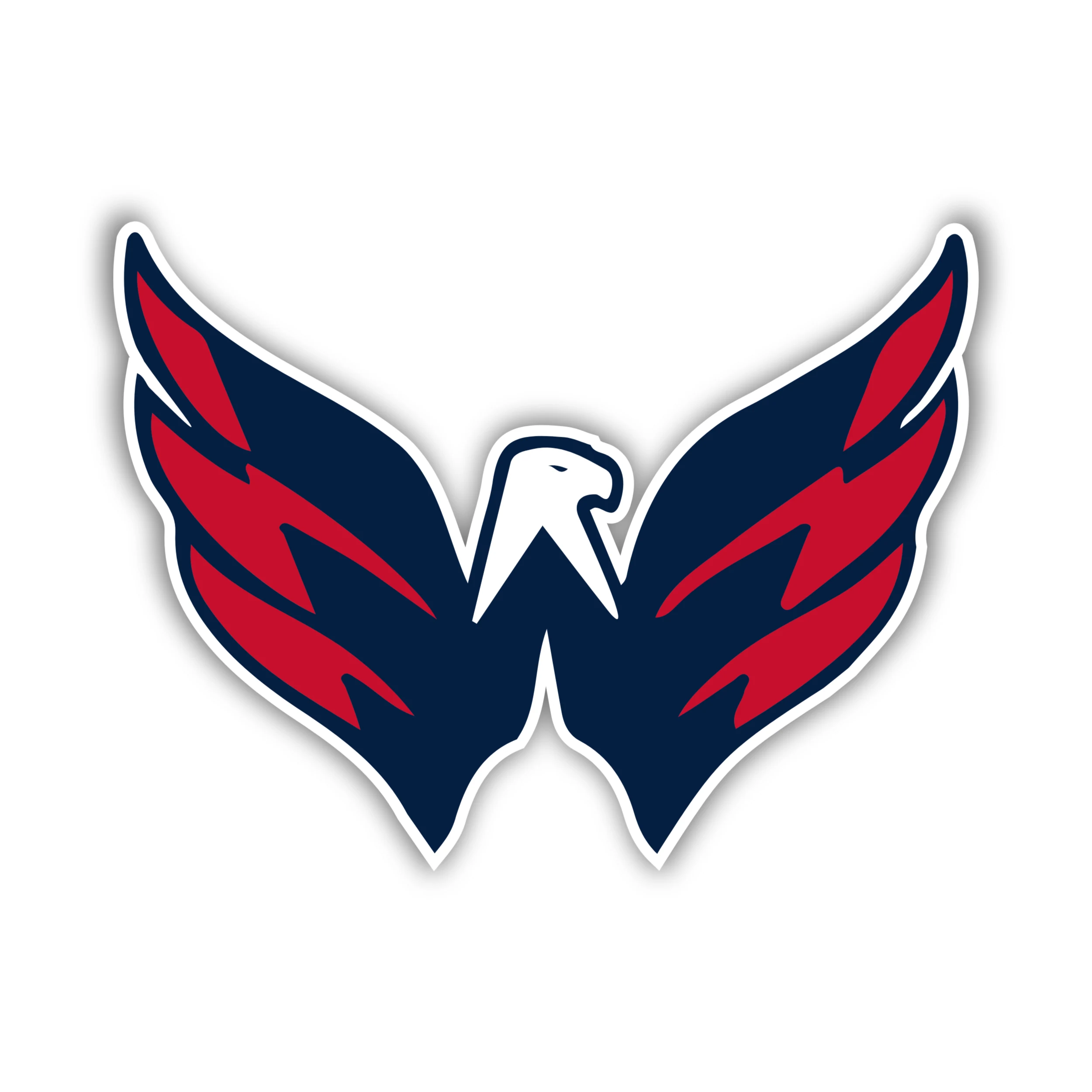 Washington Capitals - Bird - Full Color Vinyl Sticker - Custom Size