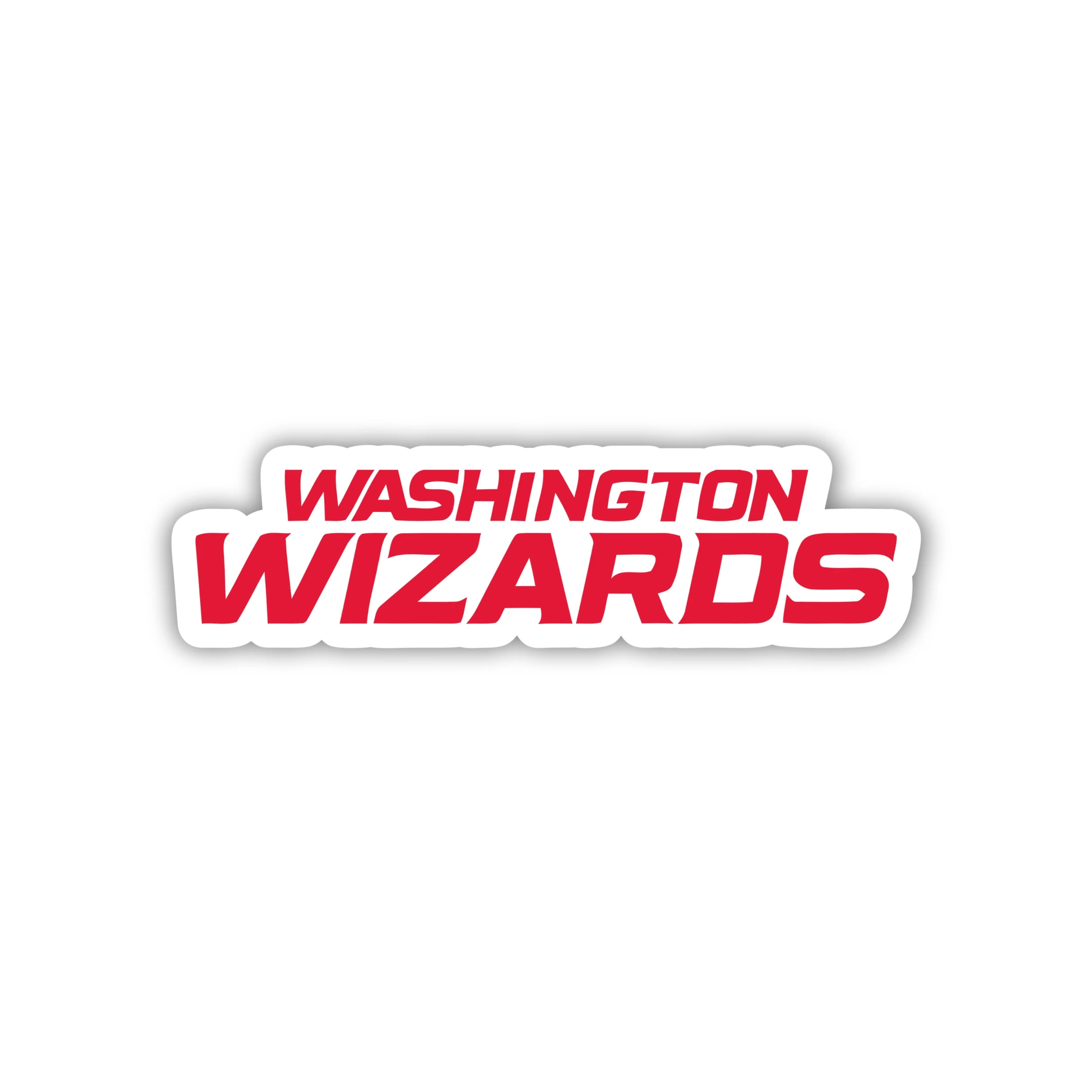Washington Wizards - Red Name - Iron On DTF Transfer - Custom Size