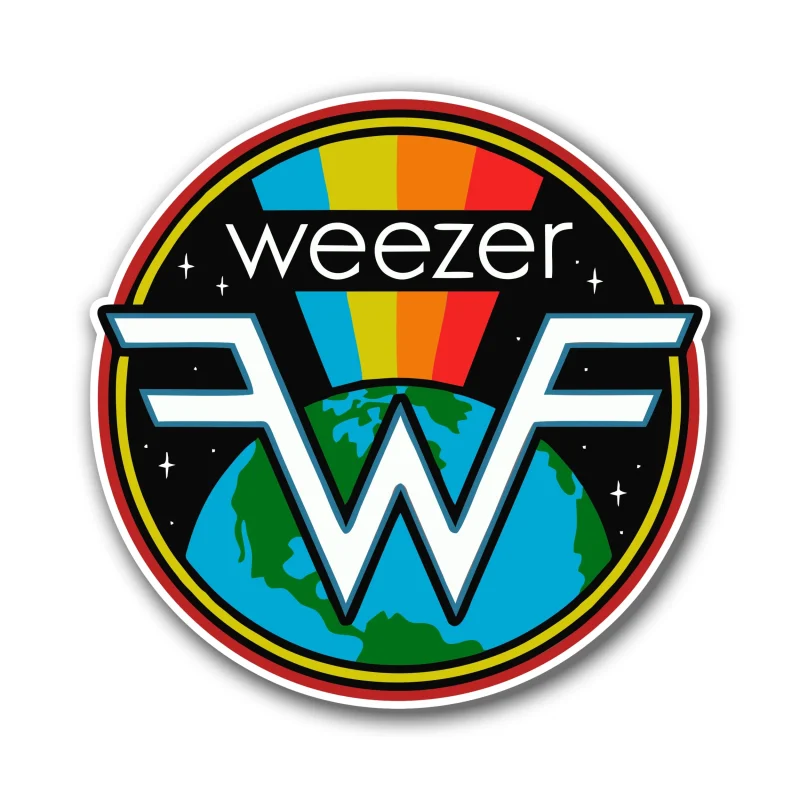 Weezer Full Color Vinyl Decal - Custom Size