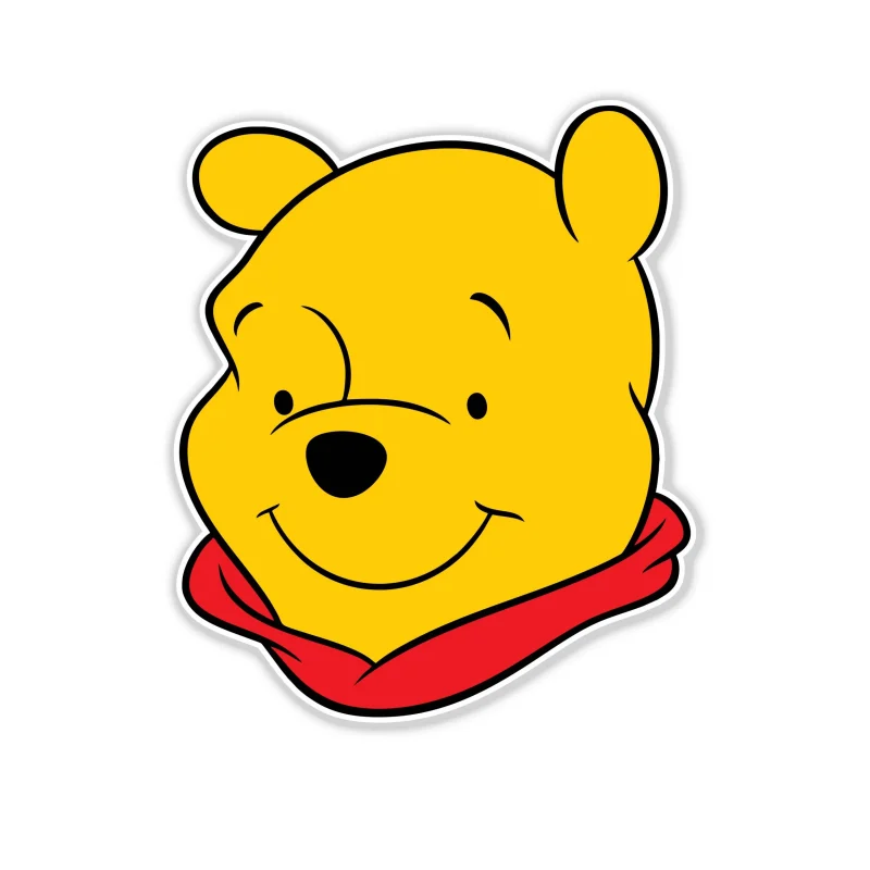 Winnie The Pooh - Full Color Vinyl Sticker - Custom Size