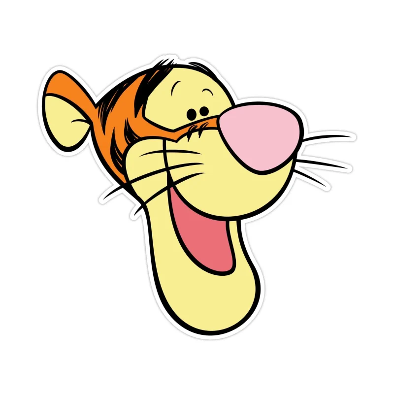 Winnie The Pooh - Tigger - Full Color Vinyl Sticker - Custom Size