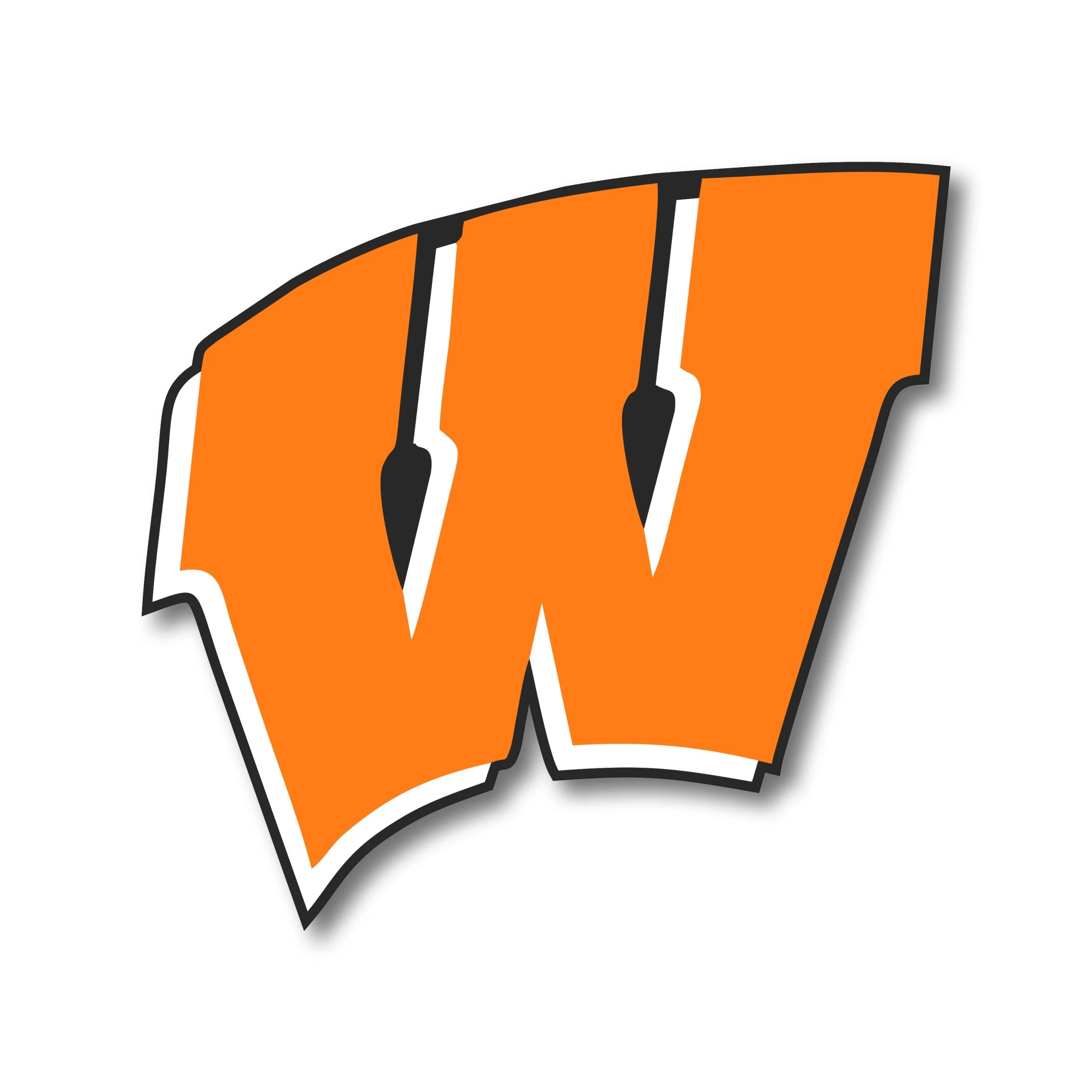 Wisconsin Badgers Full Color Vinyl Decal - Custom Size