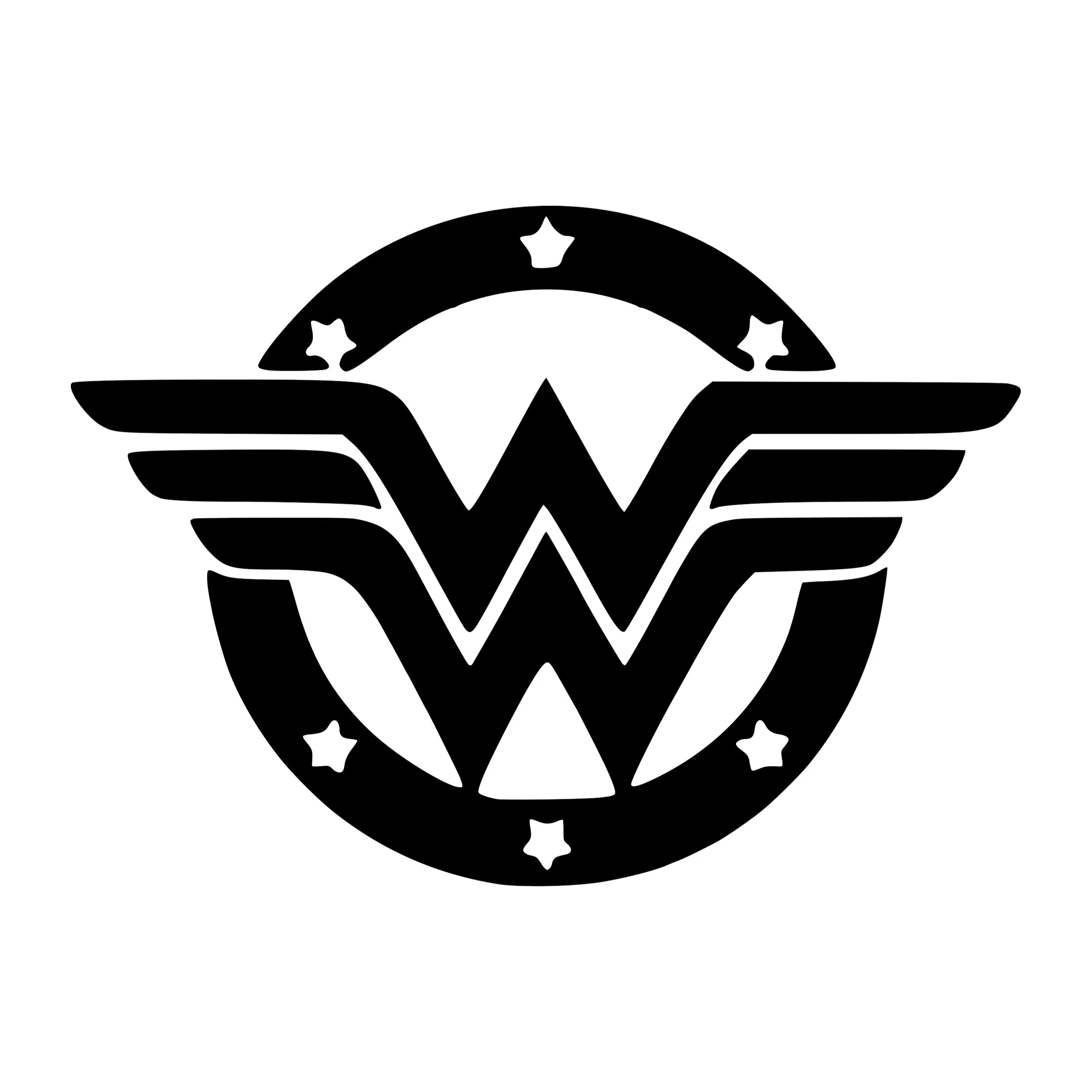 Wonder Woman Vinyl Decal - Custom Size