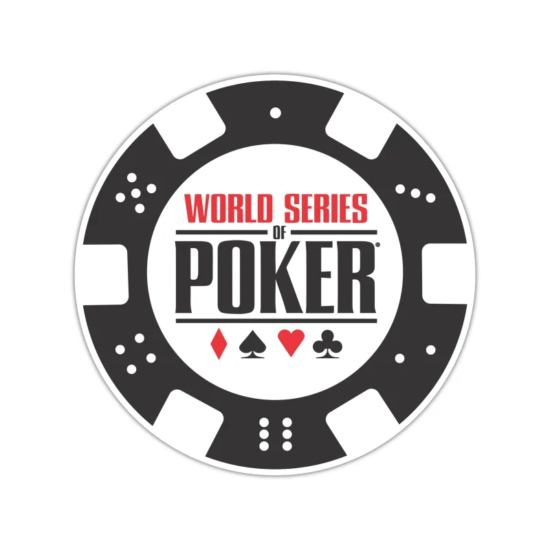 World Series Of Poker - Full Color Vinyl Sticker - Custom Size