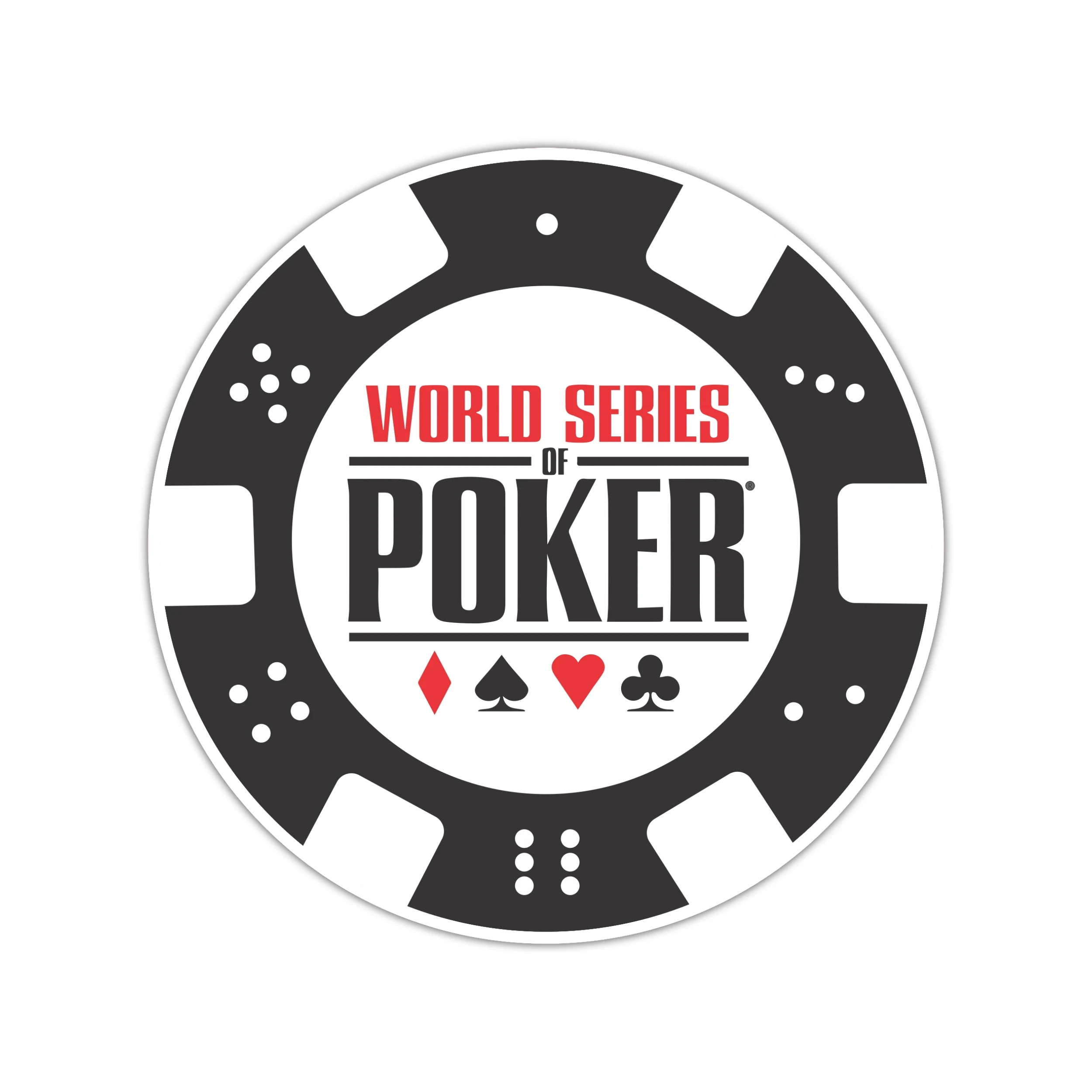 World Series Of Poker - Full Color Vinyl Sticker - Custom Size
