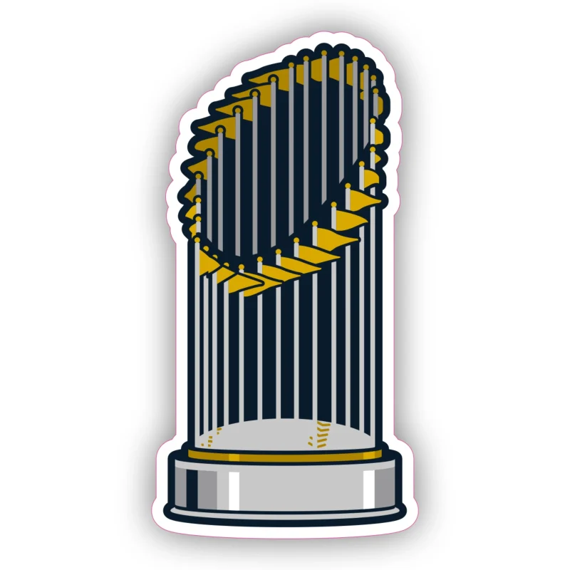 World Series Trophy - Iron On DTF Transfer - Custom Size