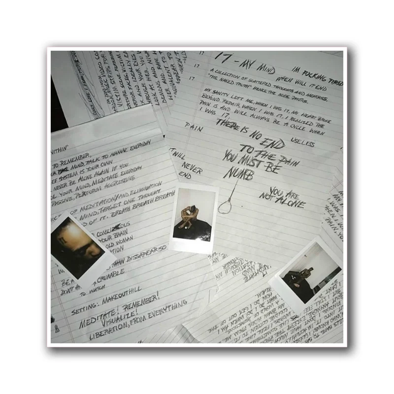 xxxtentacion - Album Cover - Full Color Vinyl Decal - Custom Size