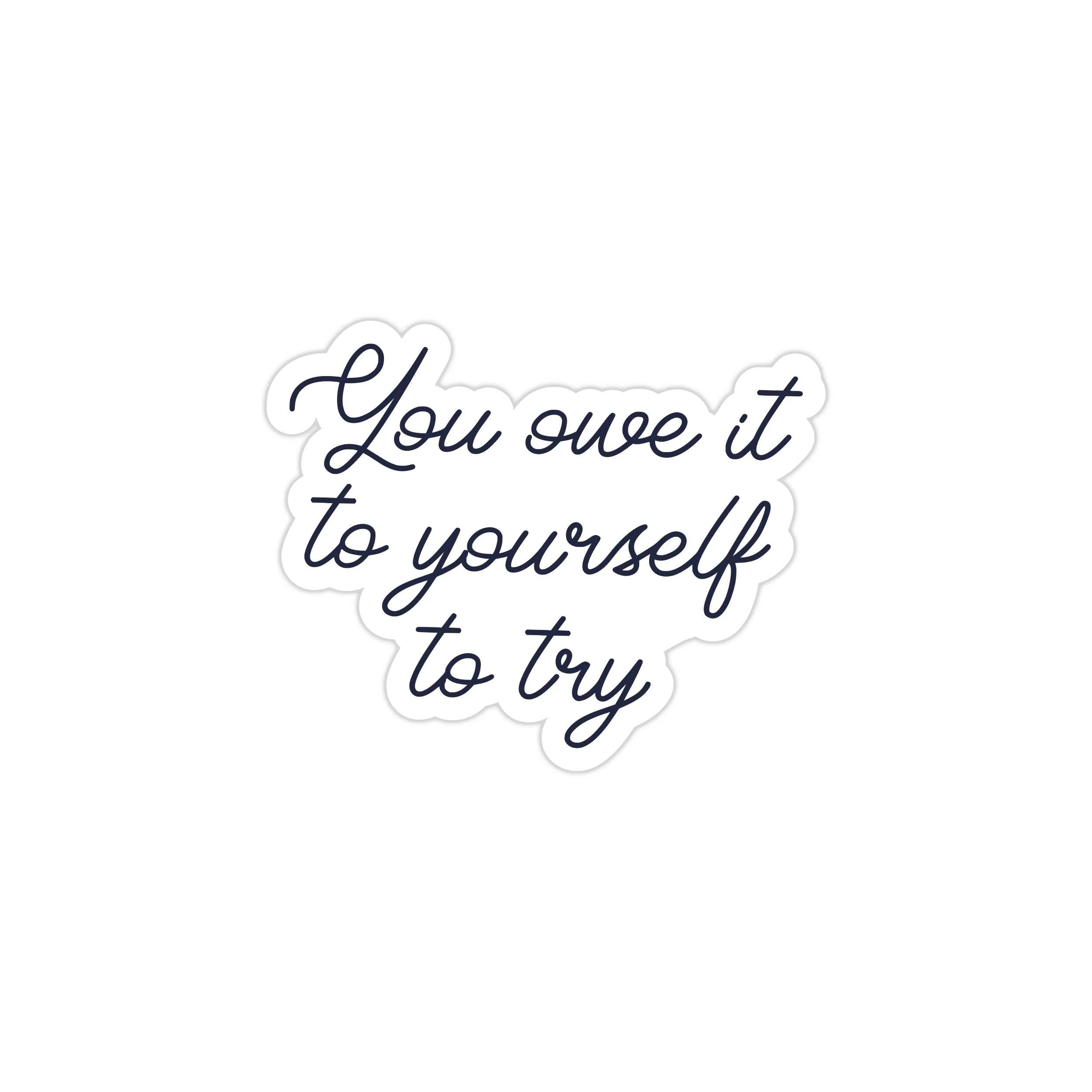 You Owe it to Yourself to try Full Color Vinyl Decal - Custom Size