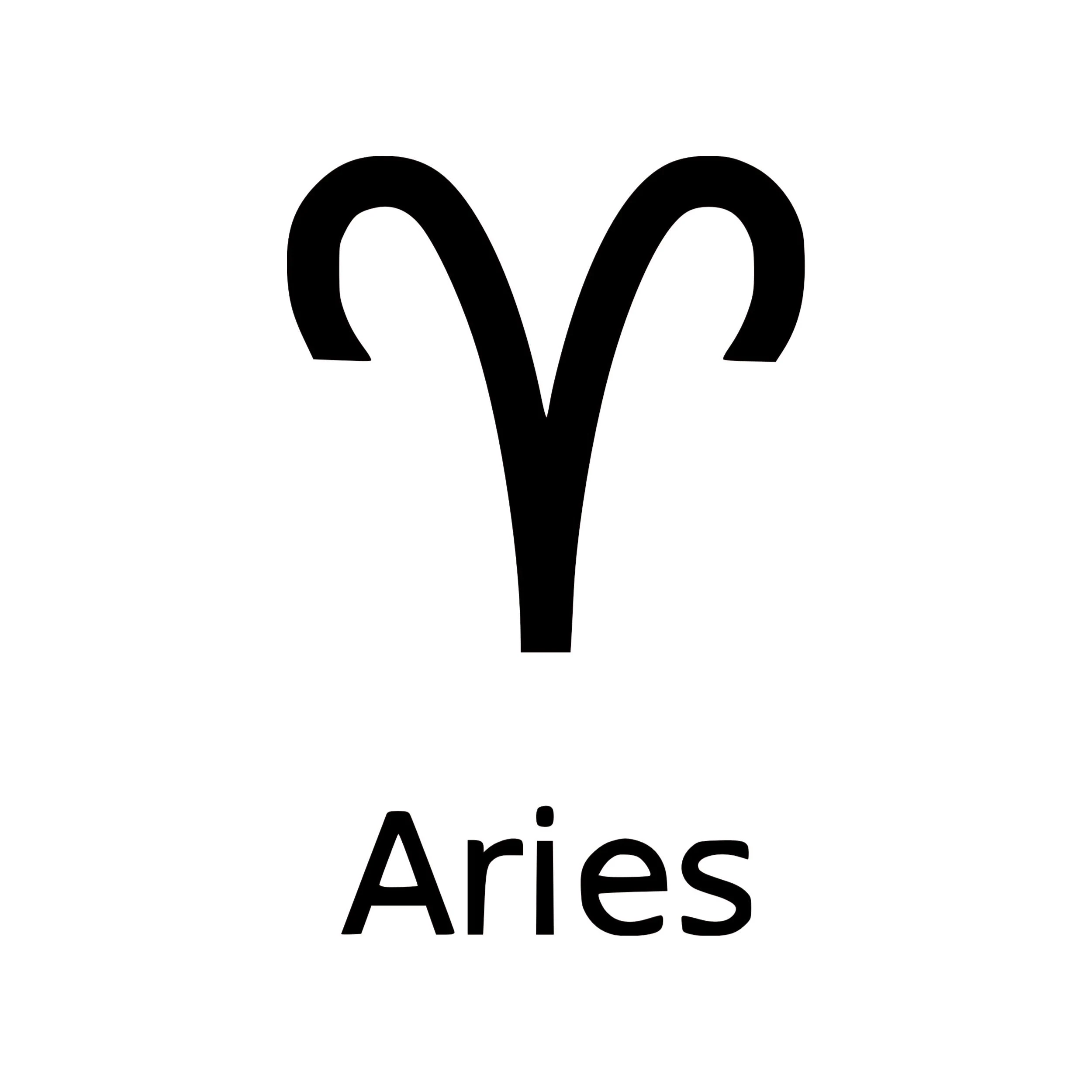 Zodiac Signs - Aries- Vinyl Decal - Custom Size