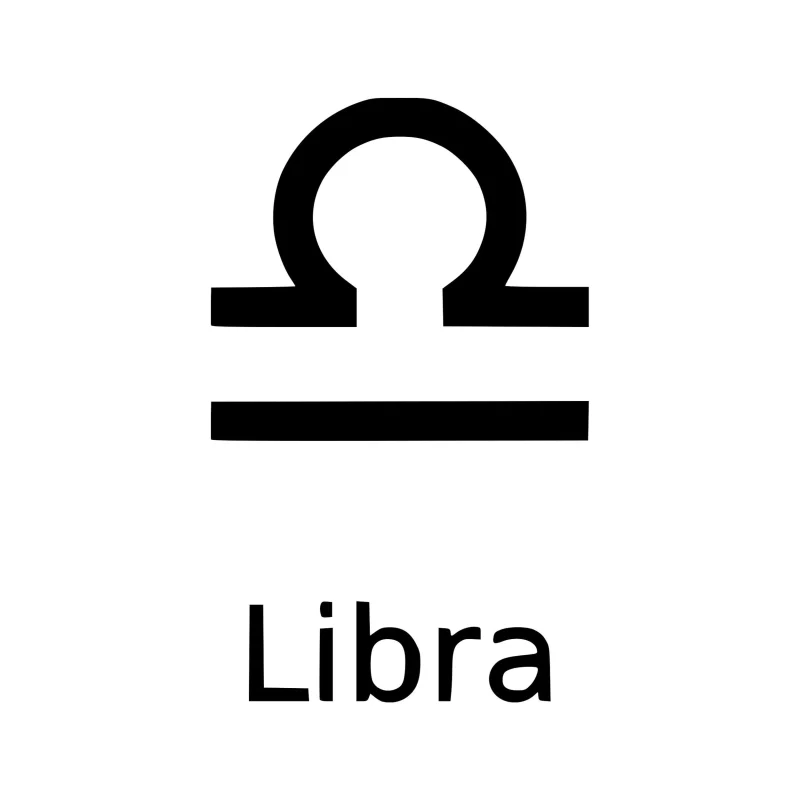 Zodiac Signs - Libra - Vinyl Decal - Custom Size