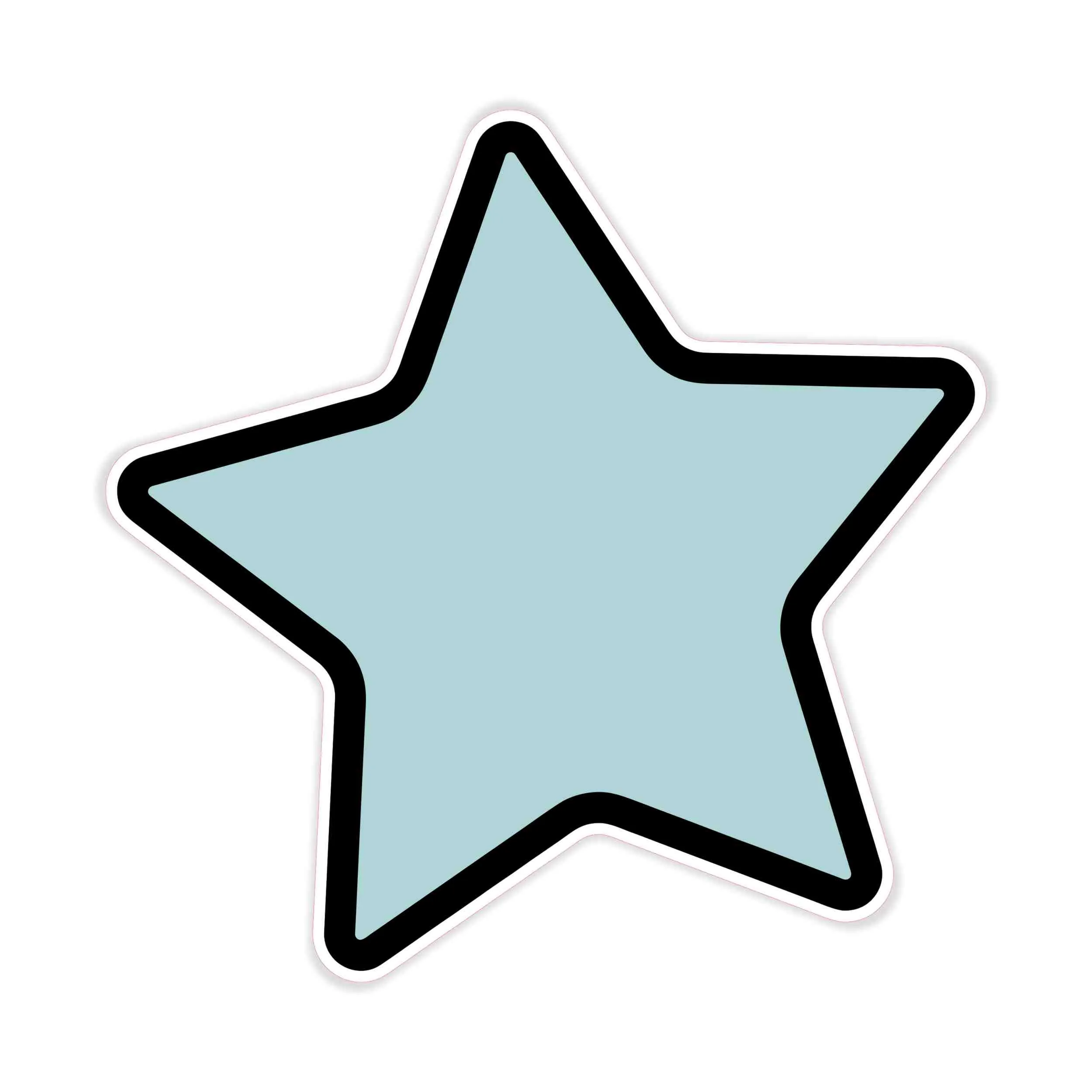 Star Full Color Vinyl Decal - Custom Size