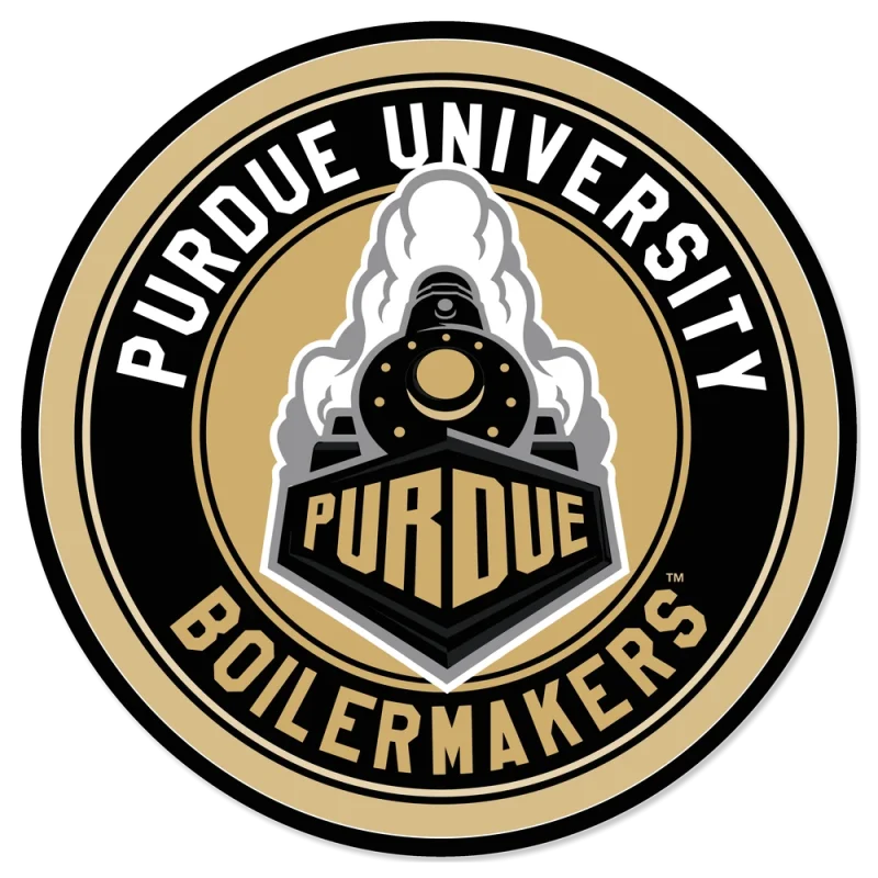 Purdue University Circle - Iron On DTF Transfer - Custom Size