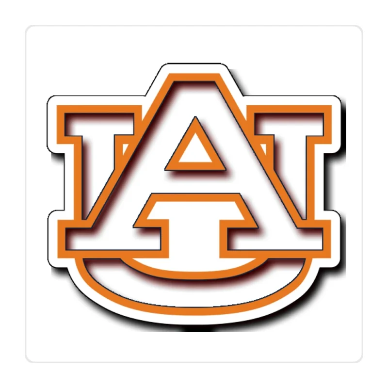 Auburn Tigers Full Color Vinyl Decal - Custom Size