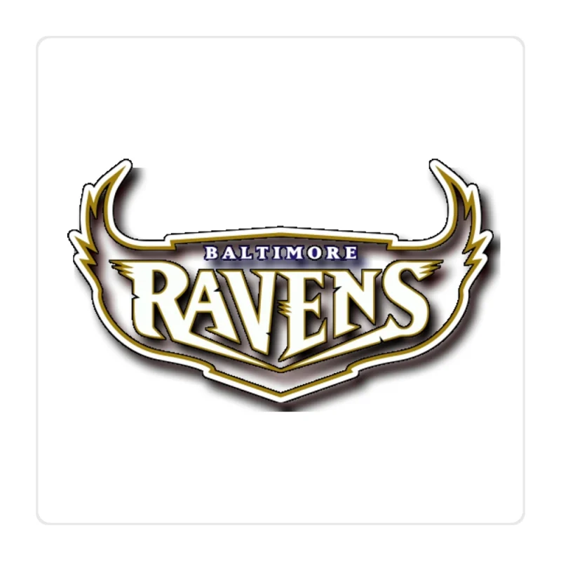 Baltimore Ravens Full Color Vinyl Sticker - Custom Size