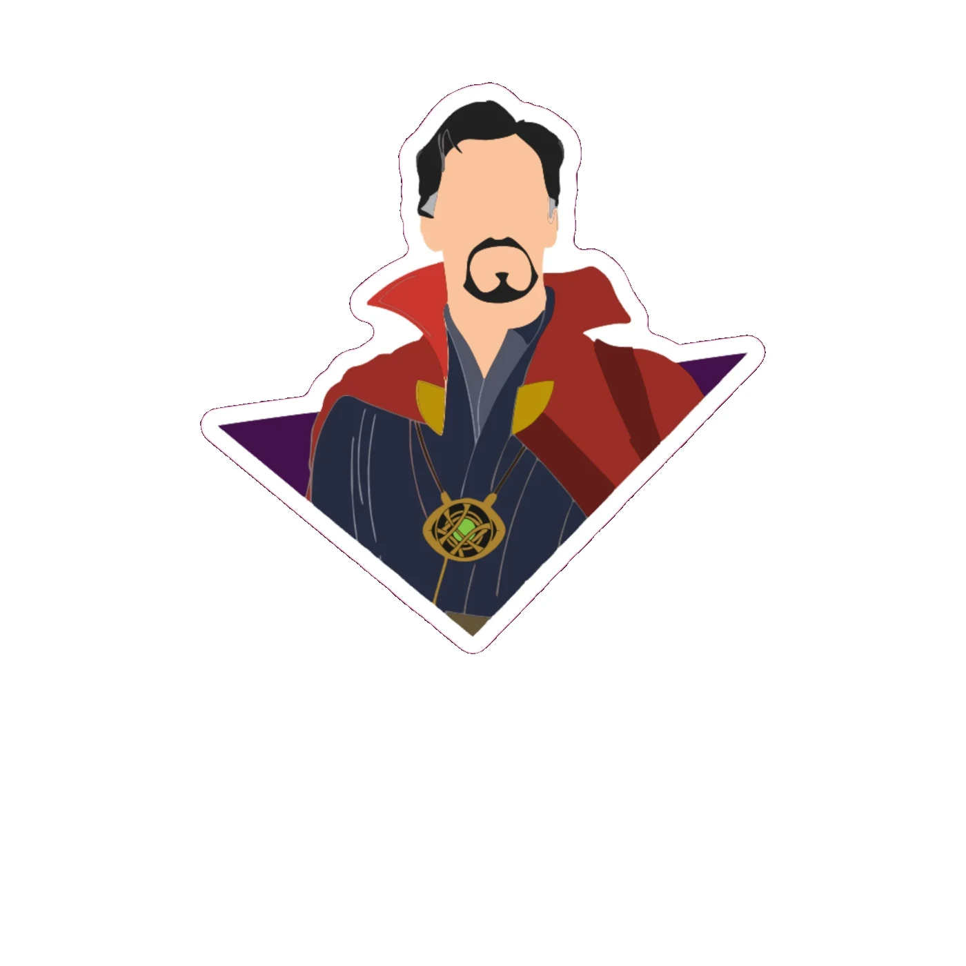 Dr Strange - Full Color Vinyl Sticker - Custom Size