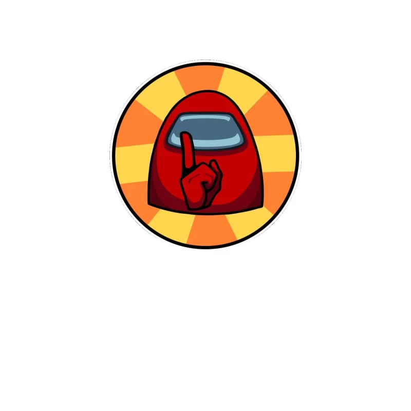 Among us Full Color Vinyl Sticker - Custom Size