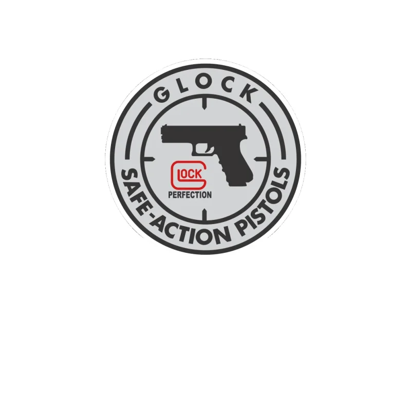 Glock Full Color Vinyl Sticker - Custom Size