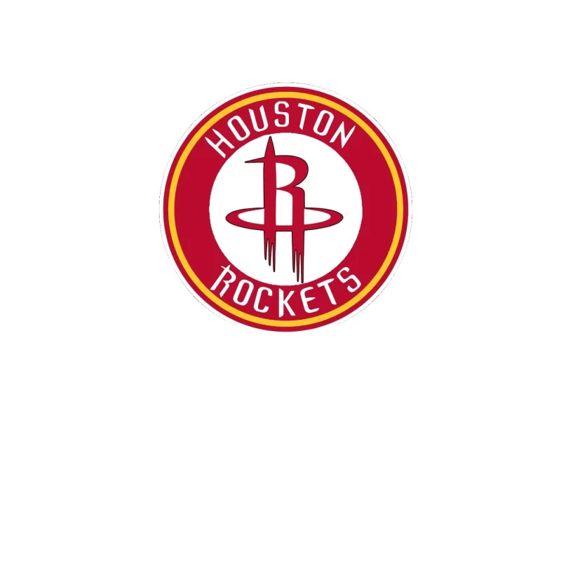 Houston Rockets - Image 7 - Full Color Vinyl Sticker - Custom Size
