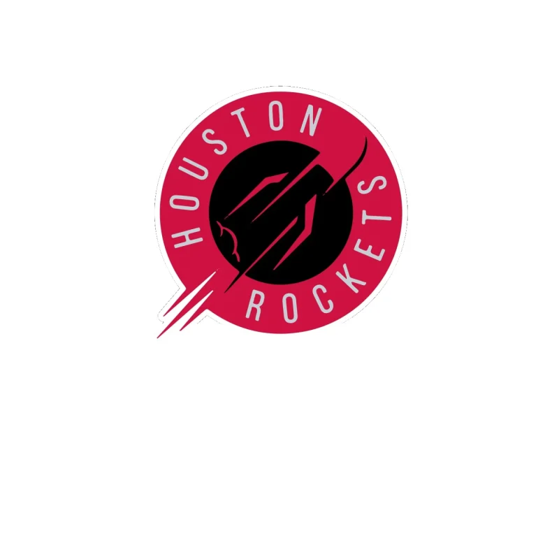 Houston Rockets - Image 5 - Full Color Vinyl Sticker - Custom Size