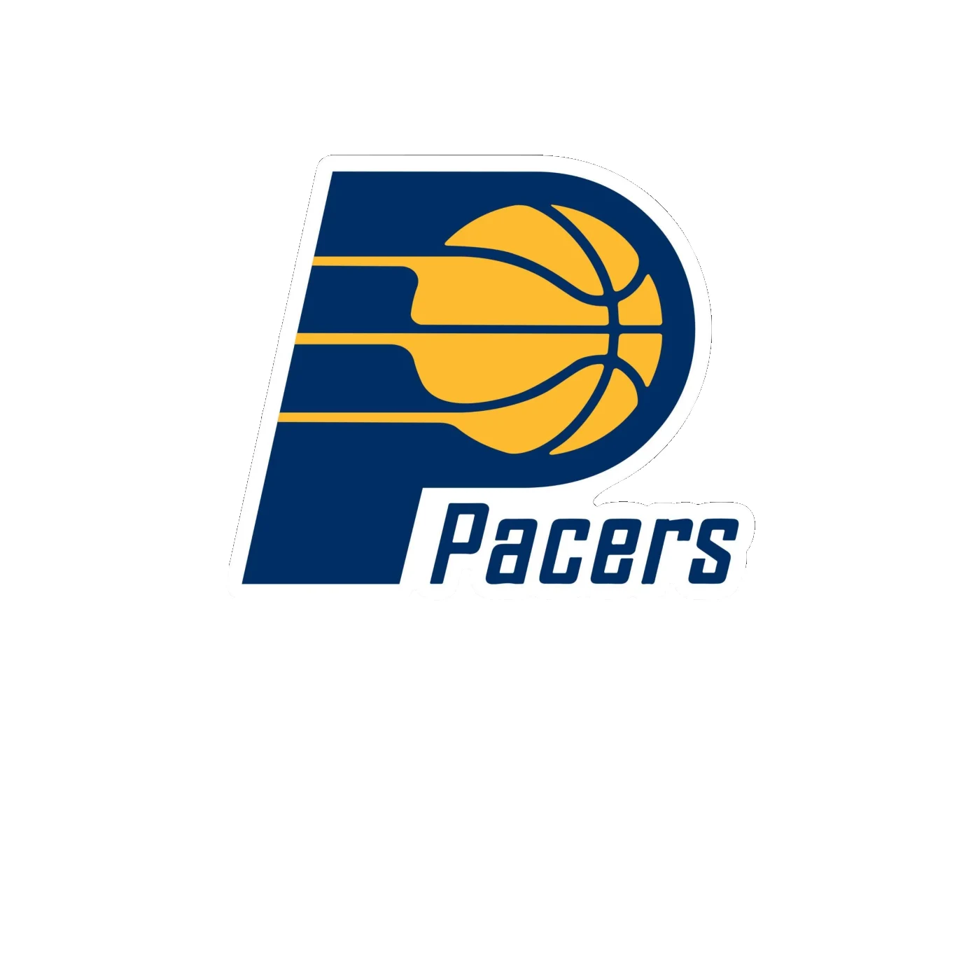 Indiana Pacers - Image 10 - Full Color Vinyl Sticker - Custom Size