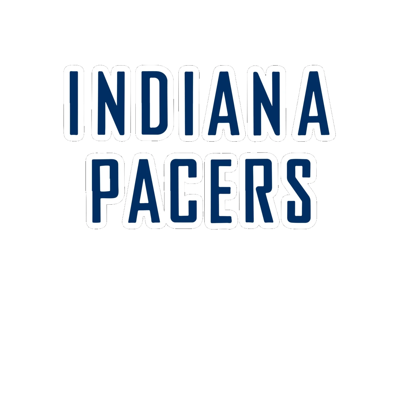 Indiana Pacers - Image 9 - Full Color Vinyl Sticker - Custom Size