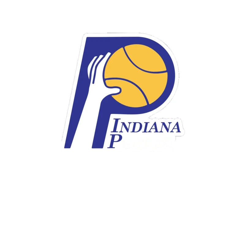 Indiana Pacers - Image 2 - Full Color Vinyl Sticker - Custom Size