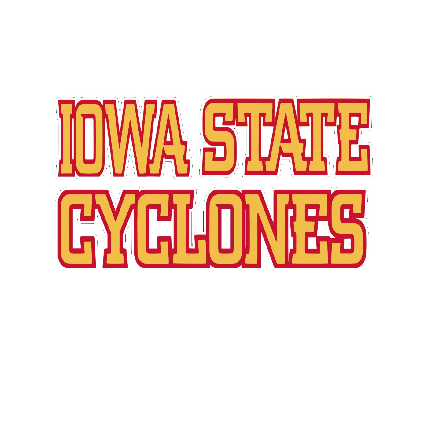 Iowa State Cyclones - Image 4 - Full Color Vinyl Decal - Custom Size
