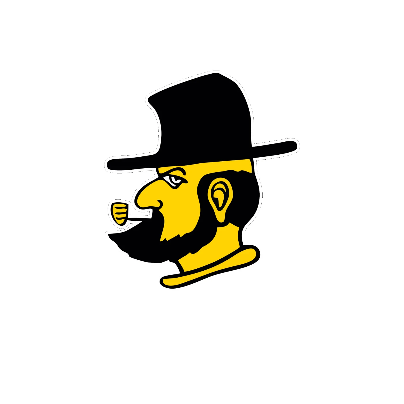 Appalachian State Mountaineers Full Color Vinyl Decal- Custom Size
