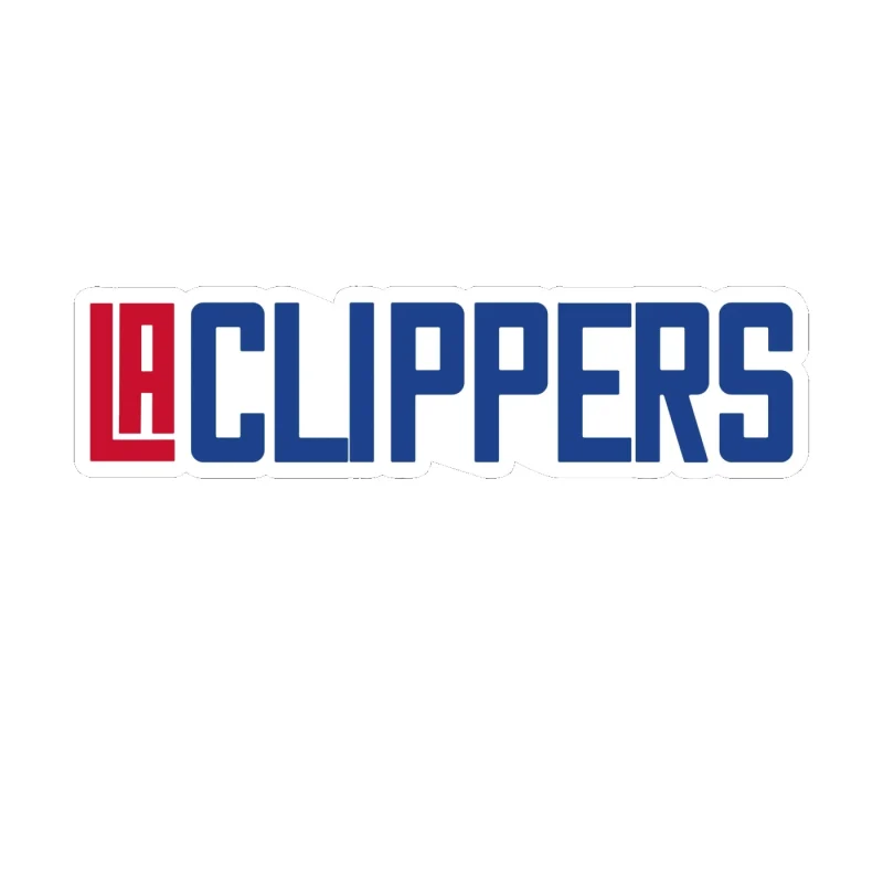 Los Angeles Clippers - Image 10 - Full Color Vinyl Sticker - Custom Size