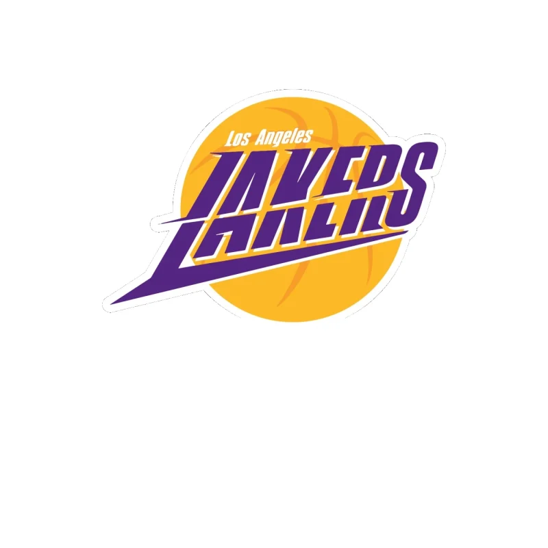 Los Angeles Lakers - Image 9 - Full Color Vinyl Sticker - Custom Size