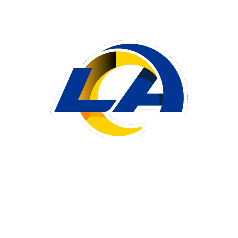 Los Angeles Rams - Image 23 - Full Color Vinyl Sticker - Custom Size